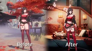 JiYu Gachapon Skin Before & After Tower of Fantasy CN 3.8