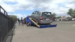 Sliding Tow Truck  Loading Process