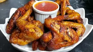 Super Easy and Extra Crispy Soy Chicken Wings. ONLY Few Ingredients!