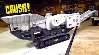 REPAIR the MINI MOBILE ROCK CRUSHER!  TEREX FINLAY 1/14 scale - YouTube GOLD FIXES  | RC ADVENTURES