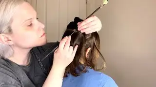 ASMR Real Person Scalp Check