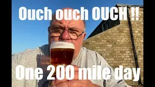 NC500 on a YB100 Day 1 and the pain starts !!