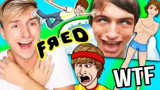 PLAYING WEIRD FRED GAMES ONLINE (Lucas Cruikshank Reupload)