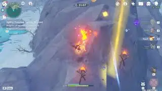 Genshin Impact Winter event time attack