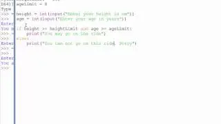 6. Multiple conditions in an if statement using and