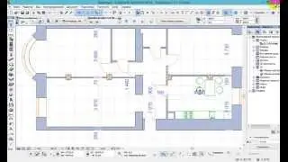 Archicad Lesson 7 for Beginners: Apartment, Part 5: Putting in Furniture