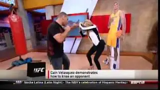 Cain Velasquez shows off fighting techniques on Sportsnation