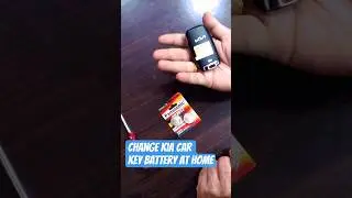 How To Change the Battery in Kia Car's Smart Key | Works for Any Kia Car Key #shorts #youtubeshorts