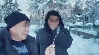 Shovelling Snow Using Spoon Only