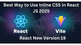Best way to use Inline CSS in React Js 2025 #13 