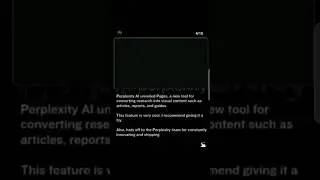 Perplexity AI -- pages