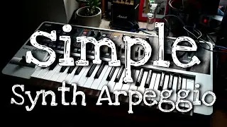 simple synth arpeggio #4 (Roland GAIA)