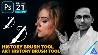 History Brush Tool & Art History Brush Tool | Adobe Photoshop basic for beginners Hindi / हिन्दी मे