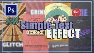 Easy Photoshop Text Effects Tutorials for Beginners (part 2) | Photoshop Tutorials