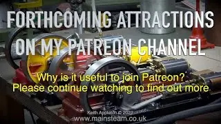 FORTHCOMING ATTRACTIONS ON MY PATREON CHANNEL
