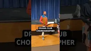 this is his first paid job in years #americanhighshorts #dramacub #theater #choreographer #hs