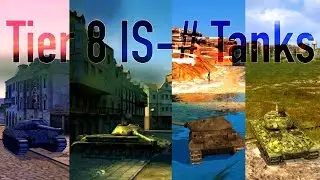 IS-3D, IS-5, IS-3, IS-6 Back To Back Gameplay [WoT Blitz]