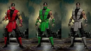 Klassic UMK3 Skins for Smoke, Reptile, Ermac Mod PC in MK11