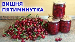 Вишня в Собственном Соку Пятиминутка для Тортов Консервация