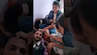 saliyon ne kra jiju ka makeup 😂😂😂🤣