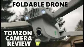 Tomzon D65 CAMERA TEST GPS Drone Foldable FPV RC Quadcopter Follow Me, Carrying Case Flight Review