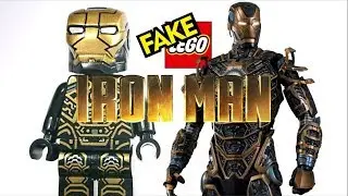Fake Lego Iron Man Suit Collection Mark 41 The Bones Custom Minifigure