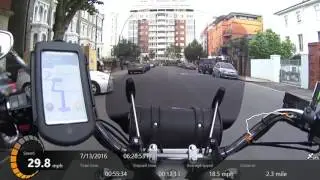 Commuting ride in the evening on my Yamaha Dragstar XVS 125