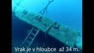 Vis - potápění do vraku lodě Teti