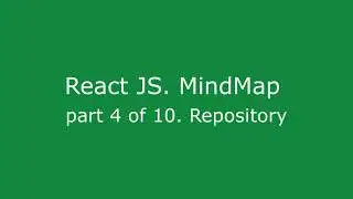 Create react App. Part 4 of 10: Repository