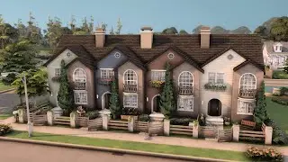 Base Game Townhouses for Rent - The Sims 4 Speed Build