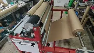 Станок для перемотки бумаги на втулку шириной до 1100 мм.