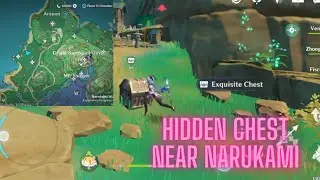 Hidden Chest in Yashiori Island - Near Narukami - Genshin Impact Inazuma