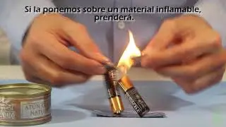 Efecto Joule: Experimento Casero. ¿Cómo hacer fuego con pilas? Divertiaula
