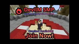 The New Best Minecraft SMP | 🔥DevilM SMP🔥 | CRACKED Minecraft SMP 🌍⚔️