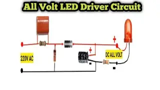 All LED Driver Circuit// Auto Volt LED Driver कैसे बनाएं//