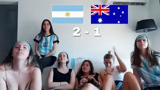 así vivimos ARGENTINA VS AUSTRALIA//mundial 2022 (salimos a la calle)