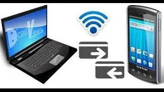How To Transfer Files From Your Laptop/Desktop To Your Phones without USB cable (WIRELESS!!)