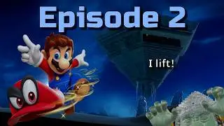 I Wasn't Even Going to Record. Mario Odyssey Episode 2! Fighting Knucklotec and Finding Moons!