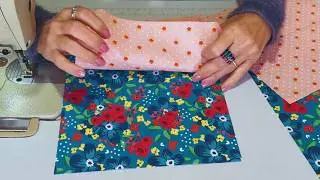 APENAS 2 Quadrados 😉 PATCHWORK Fácil e Rápido