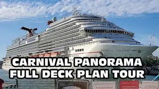 Carnival Panorama cruise ship deck plan tour