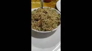 Having delicious fried rice @ SANA Hotel