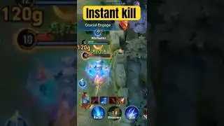 Killing   oponent One shot with nakoruru in #honorofkings #hok #aov