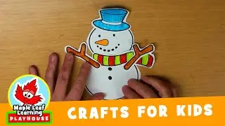 Build a Snowman Craft for Kids | Maple Leaf Learning Playhouse