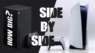 PS5 Console Size & Comparison to Xbox Series X | Side by Side Thanks to Augmented Reality!