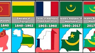Evolution of Mauritania's Flag and Territory