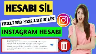 Instagram Hesabı Nasıl Silinir [2024] | Instagram Hesabını Kaise Kare Kalıcı Olarak Silme