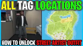 How To Unlock Street Artist Outfit - ALL Corporate Poster Tag Locations In GTA 5 Online