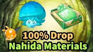 How to 100% Drop Nahida Materials from Fungus | Genshin Impact
