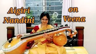Aigiri Nandini with music on Veena-Mahishasura Mardini Stotra