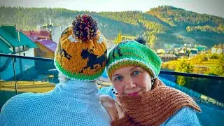 Карпатський вітер🧶комплект для двох! Звʼязала для відпочинку в с . Поляниця!